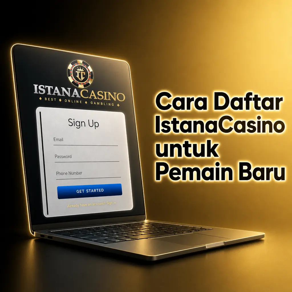 Formulir pendaftaran akun IstanaCasino