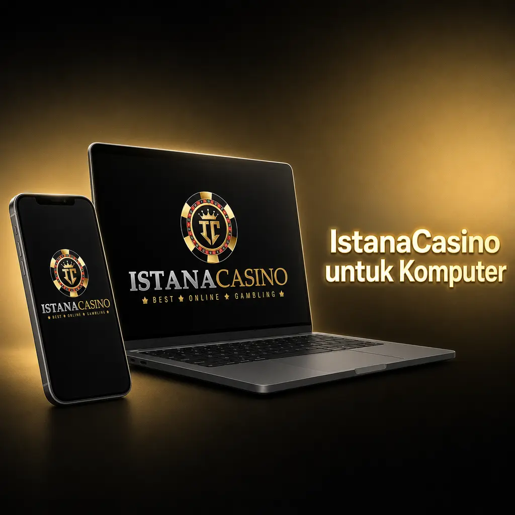 Tampilan IstanaCasino di komputer melalui browser