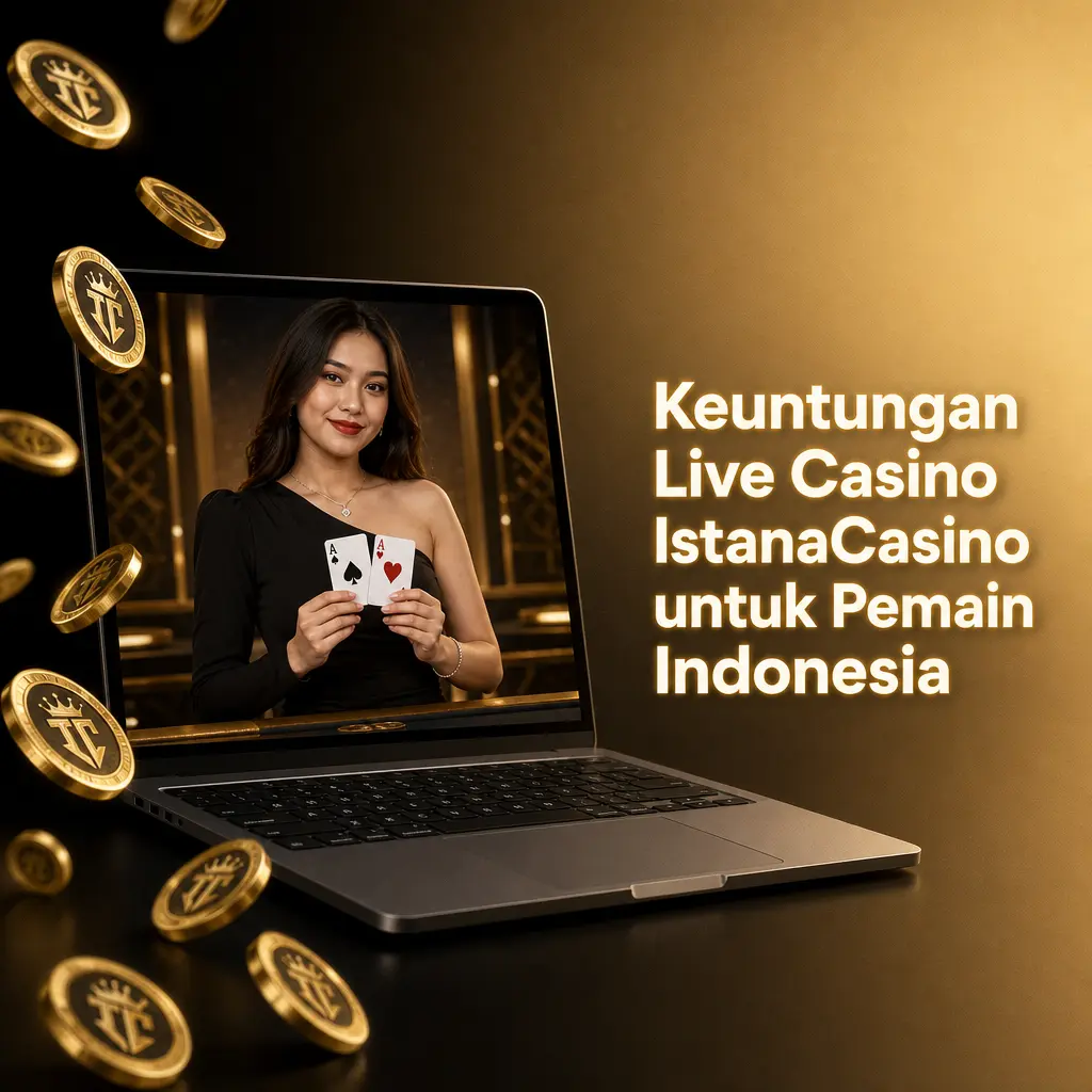 Pemain menikmati live casino IstanaCasino di aplikasi mobile