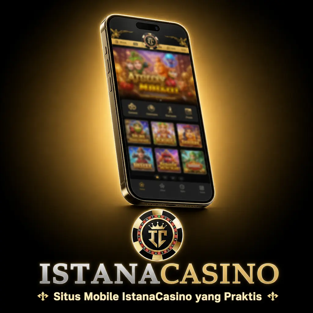 Situs mobile IstanaCasino diakses melalui browser