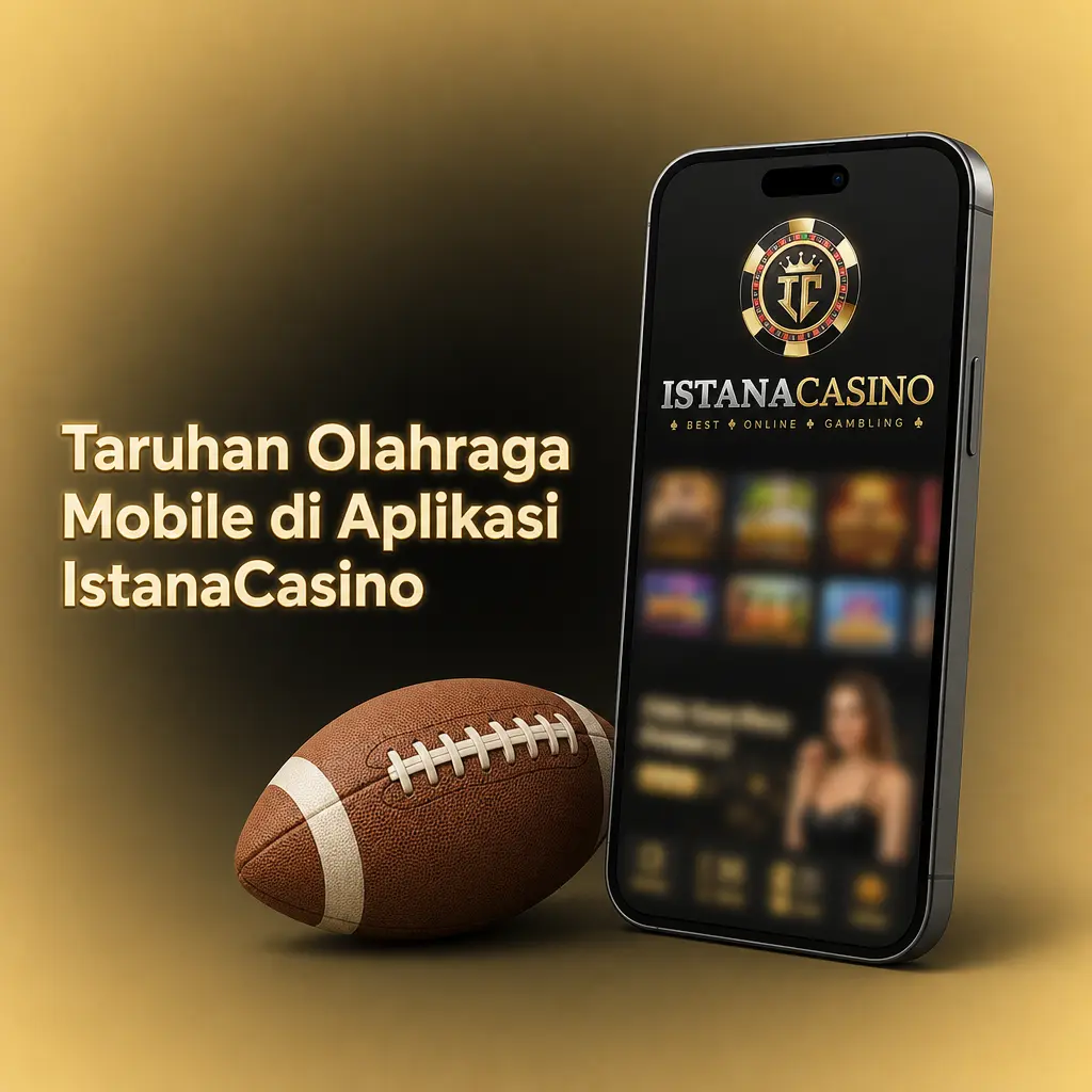 Tampilan taruhan olahraga mobile di aplikasi IstanaCasino